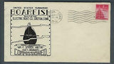 VEGAS - 1944 Submarine USS Boarfish Commission Spader Cover - Groton - FH122
