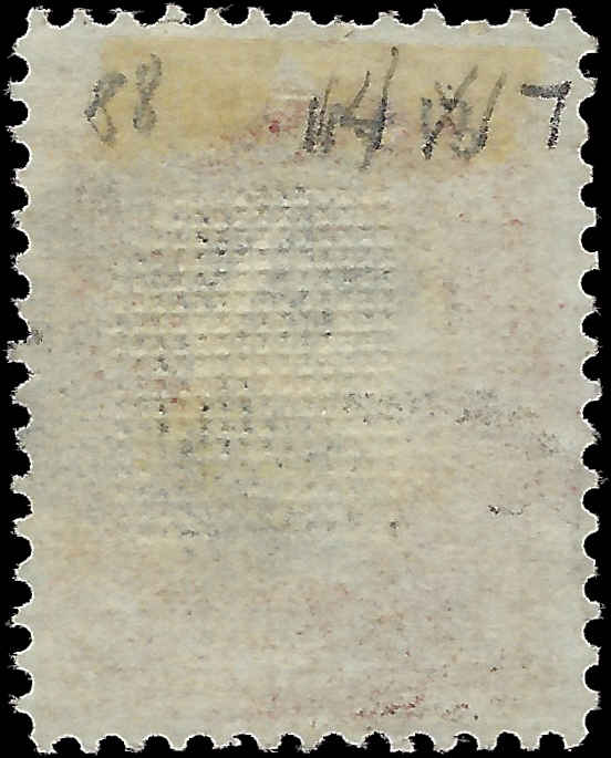 VEGAS - 1867 Scott 88 - Washington -Clear E-Grill - 14x17 Pts. Centering! - Solid