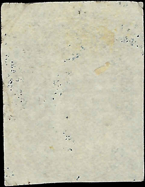 VEGAS - 1852 1c Franklin - Imperforate - Scott 9 - Used - Light Cancel