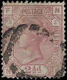 VEGAS - 1876-80 Scott 67 - Queen Victoria - Plate 3, WM 29 - Cat= $125 - (FE49)