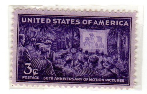 1944 Motion Picture Anniv. Single 3c Postage Stamp -Scott926 - MNH,OG