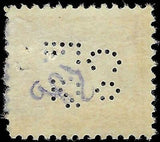 VEGAS - 1917 Scott R237 - 40c Revenue With Perfins - Good Centering! - EX27