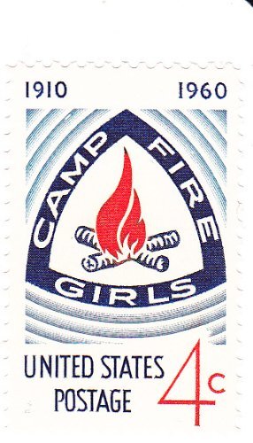 1960 Campfire Girls Single 4c Postage Stamp - Scott 1167 - MNH,OG