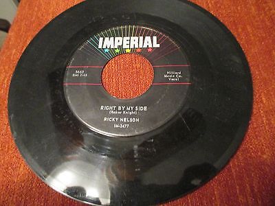 1960 - Ricky Nelson - Young Emotions/Right By My Side - Imperial - Plays VG