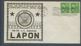 VEGAS - 1942 Submarine USS Lapon Keel Laid Spader Cover - Groton - FJ123