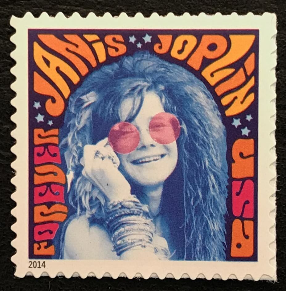2014 Janis Joplin Single Forever Postage Stamp - MNH, OG - Scott 4916