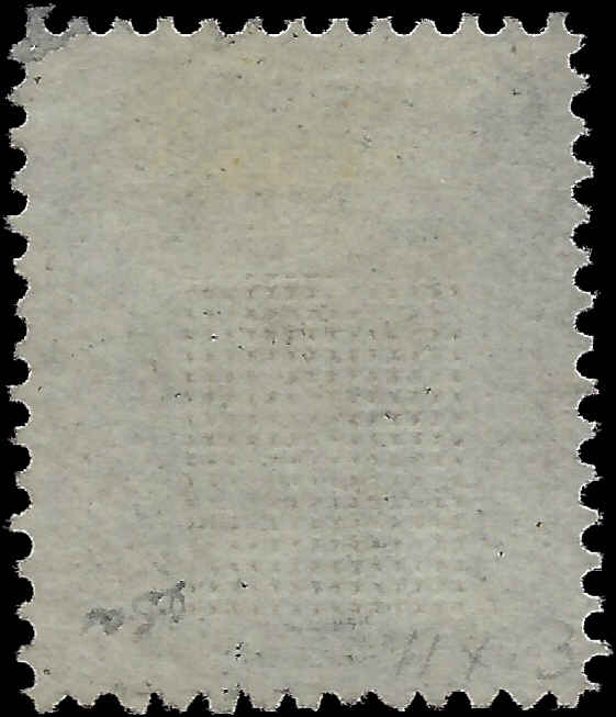VEGAS - 1867 Scott 91 - Light Cancel 15c Lincoln - Clear E-Grill - Solid