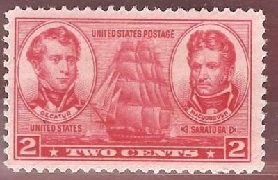 1937 Stephen Decatur & Thomas MacDonough Single 2c Postage Stamp - Scott 791 - MNH,OG