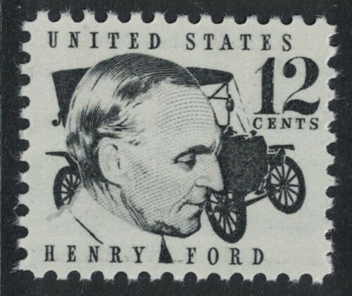 1968 Henry Ford Single 12c Postage Stamp - MNH, OG - Scott 1286a