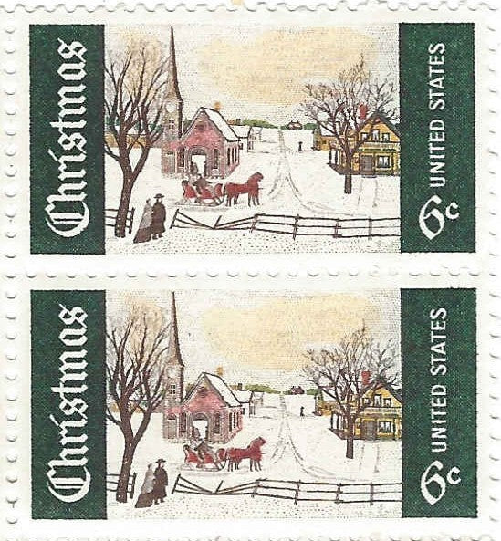 Secular Christmas Stamps