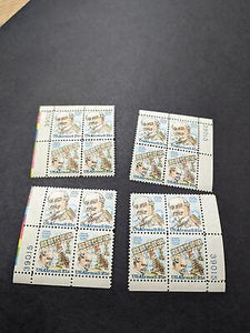 VEGAS - 1979 Chanute Airmail Plate Block Set of 4 -Scott C93, C94 Pl#39015 MNH