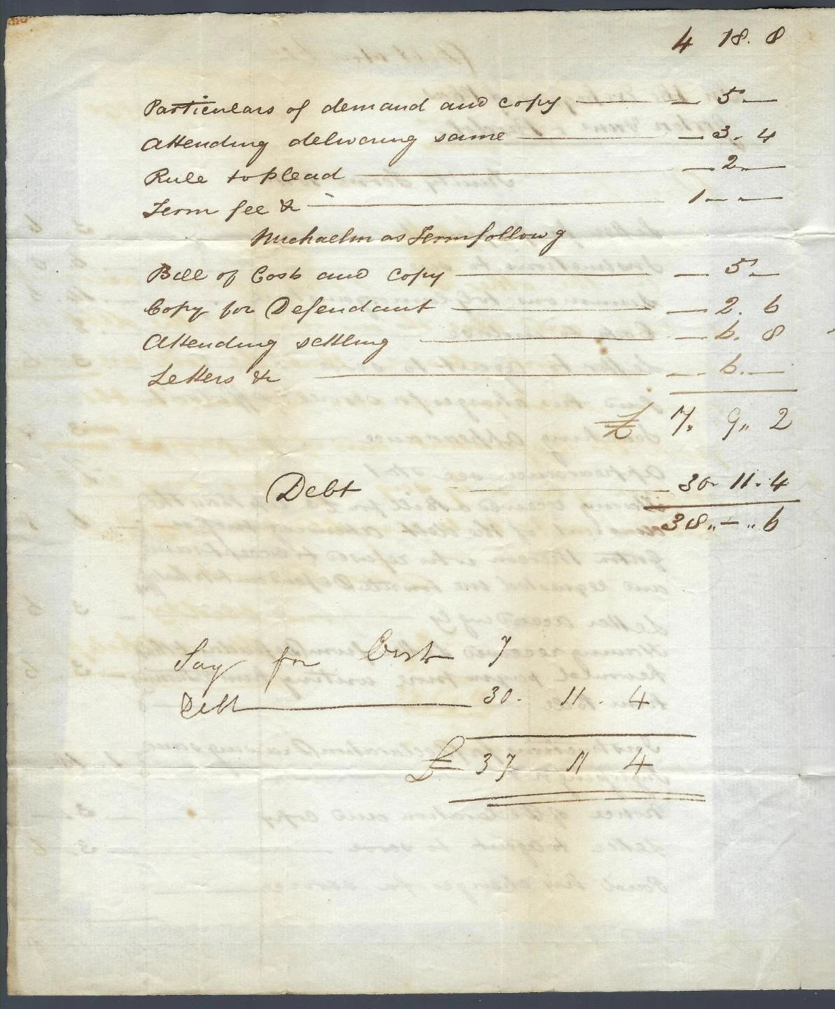 GB 1840 Penny Black SE On Entire Folded Letter Cardiff Original Contents