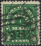 c1911 - Scott O122 Official Postal Savings Stamp 50c - Used