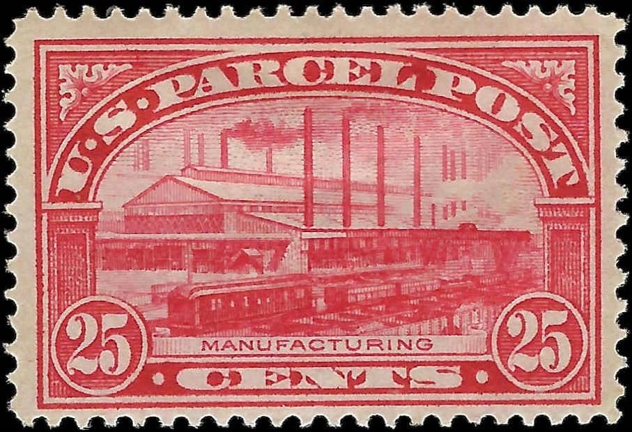 1913 USA Parcel Post - Scott Q9 - MH, OG - Fresh! Well Centered!