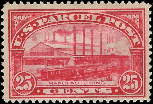 1913 USA Parcel Post - Scott Q9 - MH, OG - Fresh! Well Centered!