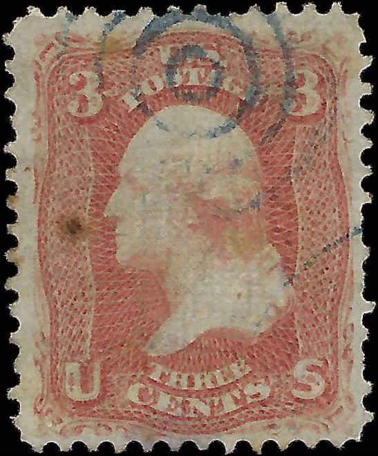 VEGAS - 1868 Washington- Scott 94 - F Grill - Centering! - Some Short Perfs
