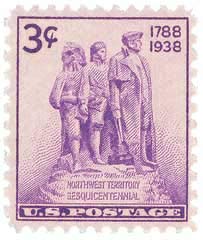 1938 Northwest Territory Single 3c Postage Stamp, Sc#837, MNH, OG