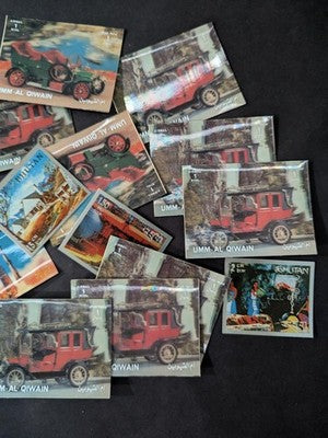 Quantity of Mideast Stamps in Bags Unchecked From Estate! -Many Sets -118 Photos