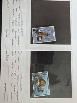 USA Duck Stamps Including Federal as Well as State Collection - M&U - 32 Photos