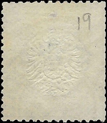 c1872 Germany 2 1/2gr - Scott 19 - Used - Solid - Cat= $67.50!