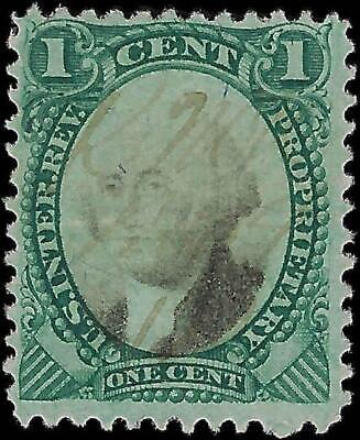 VEGAS - 1871-74 Revenue - Scott RB1a - Nice Centering Light Cancel