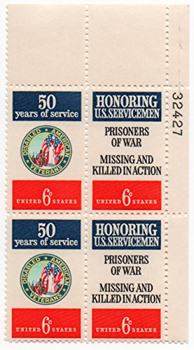 1970 Honoring US Servicemen Block Of 4 6c Postage Stamps, Scott1422, MNH, OG