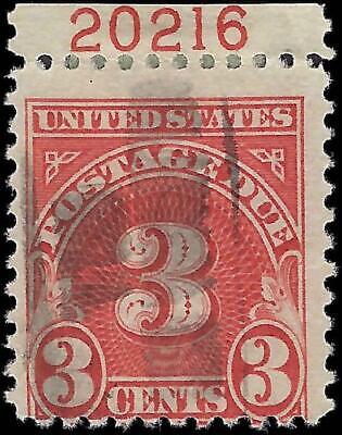 VEGAS - 1930 Postage Due 3c - Scott J72 - Used With Plate Number - P11 - FN1075