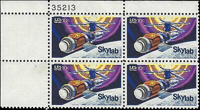 VEGAS - 1974 USA SkyLab Color Shift Plate Blk - Scott 1529 - MNH, OG - Lt Crease
