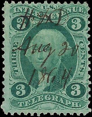 VEGAS - 1862-71 Revenue - Scott R19c - Nice Centering - Solid