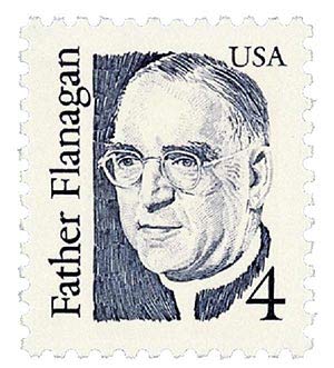 1986 Father Flanagan Single 4c Postage Stamp, Scott 2171, MNH, OG