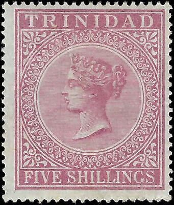 VEGAS - 1869-94 Trinidad, Queen Victoria - 5sh - Scott 57 MH, OG - FV503