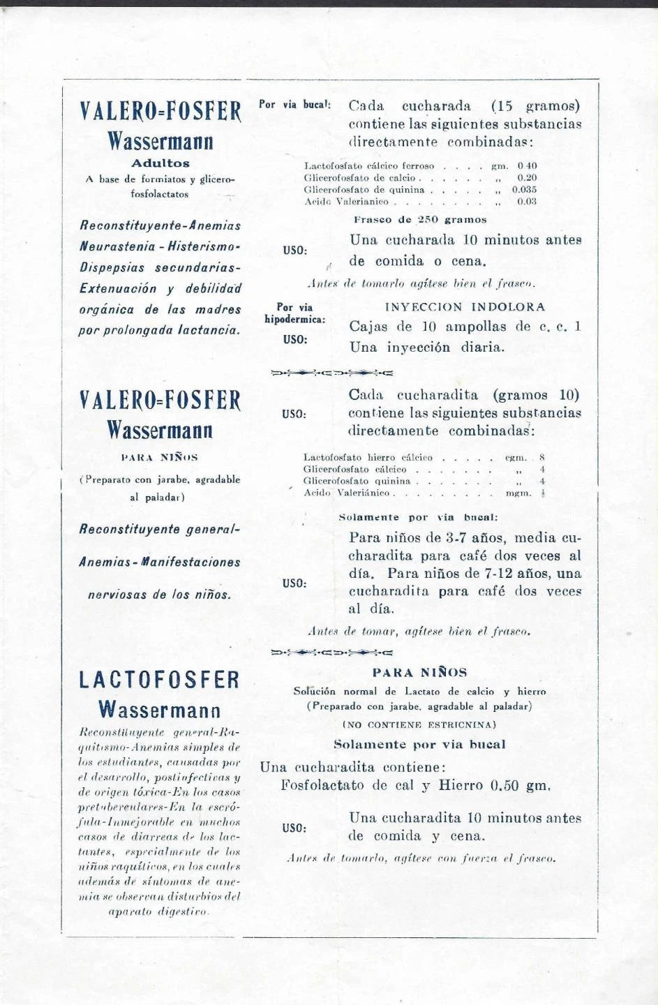 1929 Manila Gadil Wassermann TB Medical Advertising Cover Insert