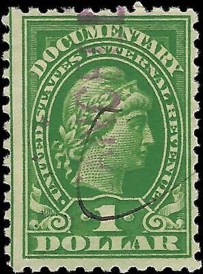 VEGAS - 1928 Revenue $1 - Scott R257 - Solid - No Cut