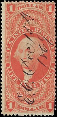 VEGAS - 1862-71 Revenue - Scott R71c - Corner Crease Upper Left From Reverse Scan