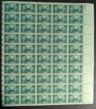 1945 USA F. Roosevelt 1c Sheet -Scott 930 -MNH, Undisturbed OG -No Sig Flaws