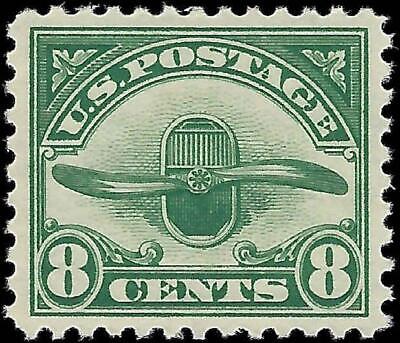 VEGAS - 1923 Air Post Air Mail 8c - Scott C4 - MH, OG - Extra Fine or Better!