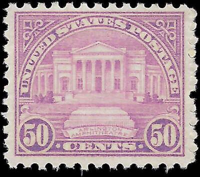 VEGAS - 1922-25 Arlington 50c - Scott 570 - P11 - MNH Undisturbed OG - Centering!