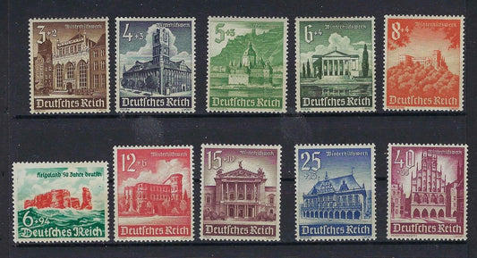 1940 Germany - Sc# B176-B185 - MNH, OG - Fresh! - READ
