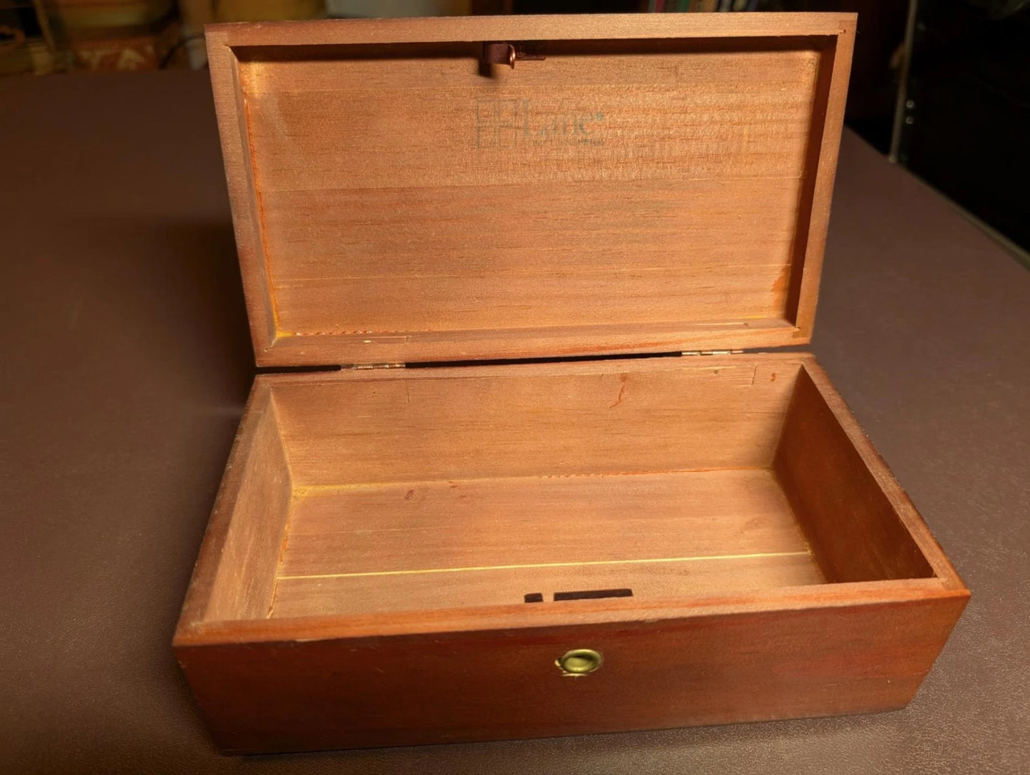 Attrractive Vintage Lane Cedar Dresser Jewelry Trinket Chest - Free Shipping -38