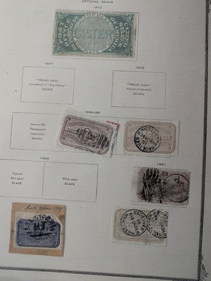 Box of Misc USA Stamps in Stock Books & Album Pages - Much Better! -224 Photos