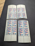 1971 USA & Jet Airmail Plate Block Set of 4 Pl #33332 - Scott C81 MNH