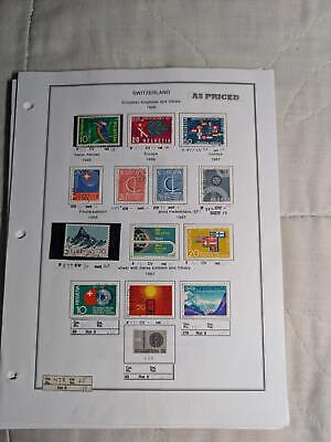 VEGAS - (Mostly) Switzerland Dealer Stock Pages Many Issues! - M&U ~50 Photos!