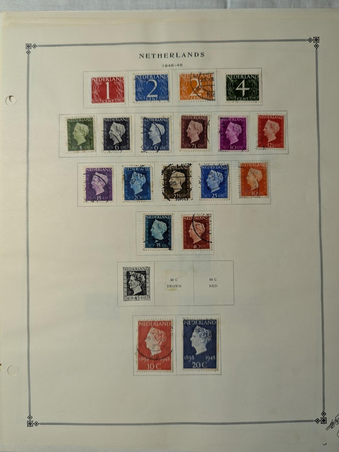 1940-67 Nice Well Filled Netherlands Collection on Scott Pages - 18 Photos