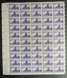 1947 USA Utah 3c Sheet -Scott 950 -MNH, Undisturbed OG - No Sig Flaws