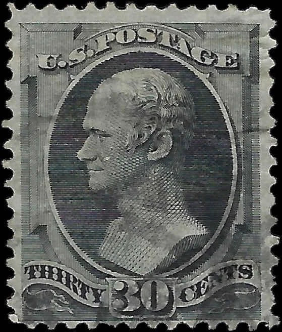 1873 USA - Scott 165 - 30c - Light Cancel - Solid