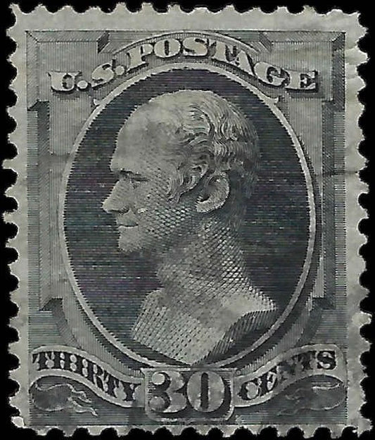 1873 USA - Scott 165 - 30c - Light Cancel - Solid