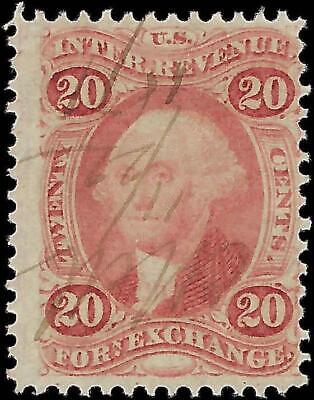 VEGAS - 1862-71 Revenue - Scott R41c Nice Looking Light Cancel - Solid