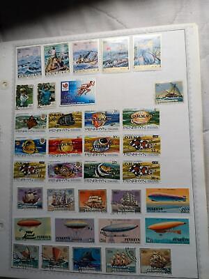 Large Lot of International Stamps on Album pages! - M&U - See ~348 Photos!