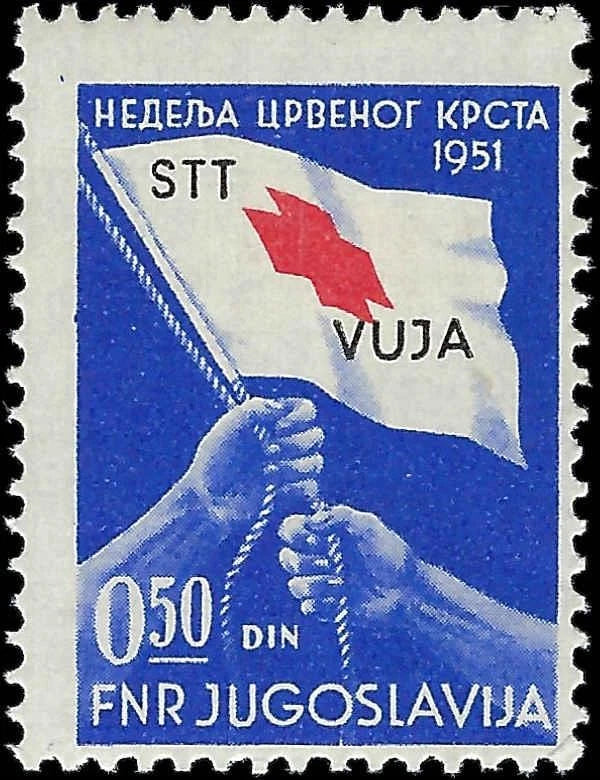 1951 Yugoslavia-Trieste Postal Tax Stamp - Scott RA3 - MNH, OG