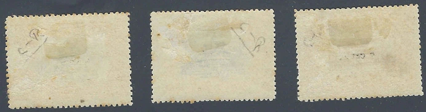 1909 China - Scott 131-133 - MH, OG - #131 Has a Light Thin